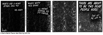 Illustration for article titled 12 Memorable newspaper comic-strip deaths